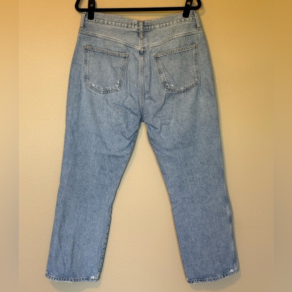 AGOLDE Womenβs 90s Pinch Waist High-Rise Straight Leg Jeans, Size 32 - Picture 3 of 10